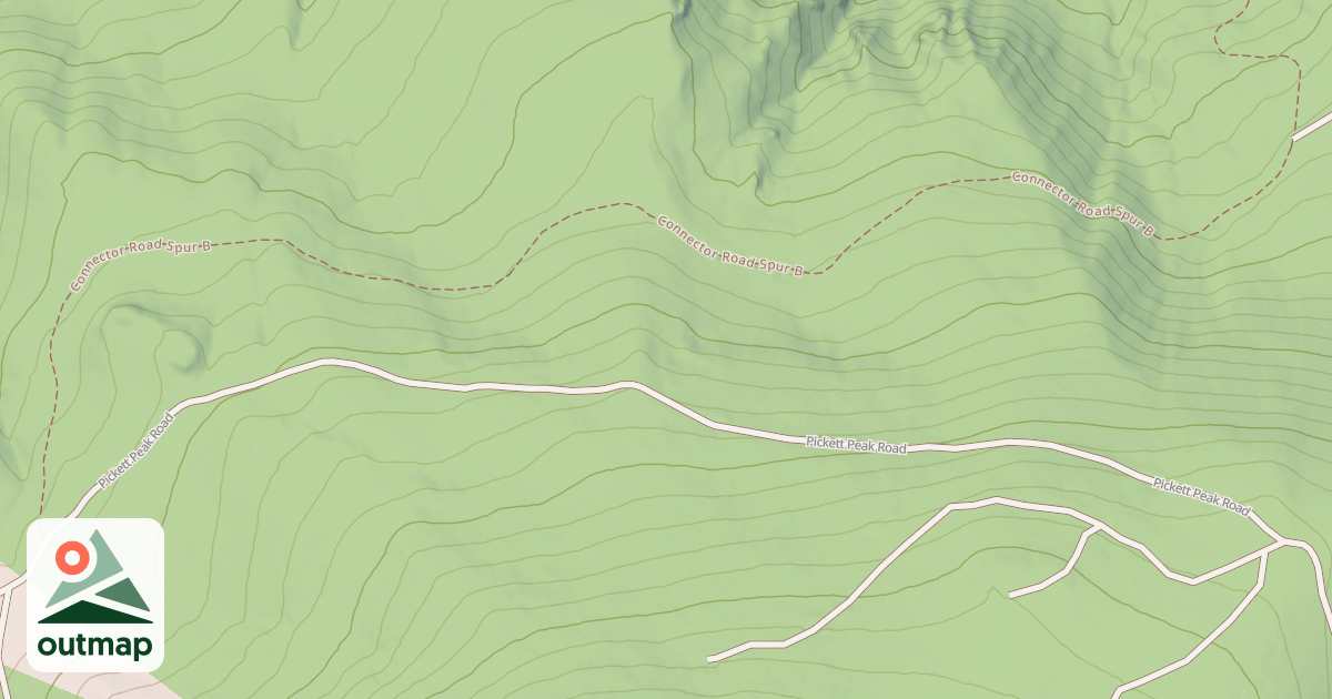 Map of CONNECTOR ROAD SPUR B