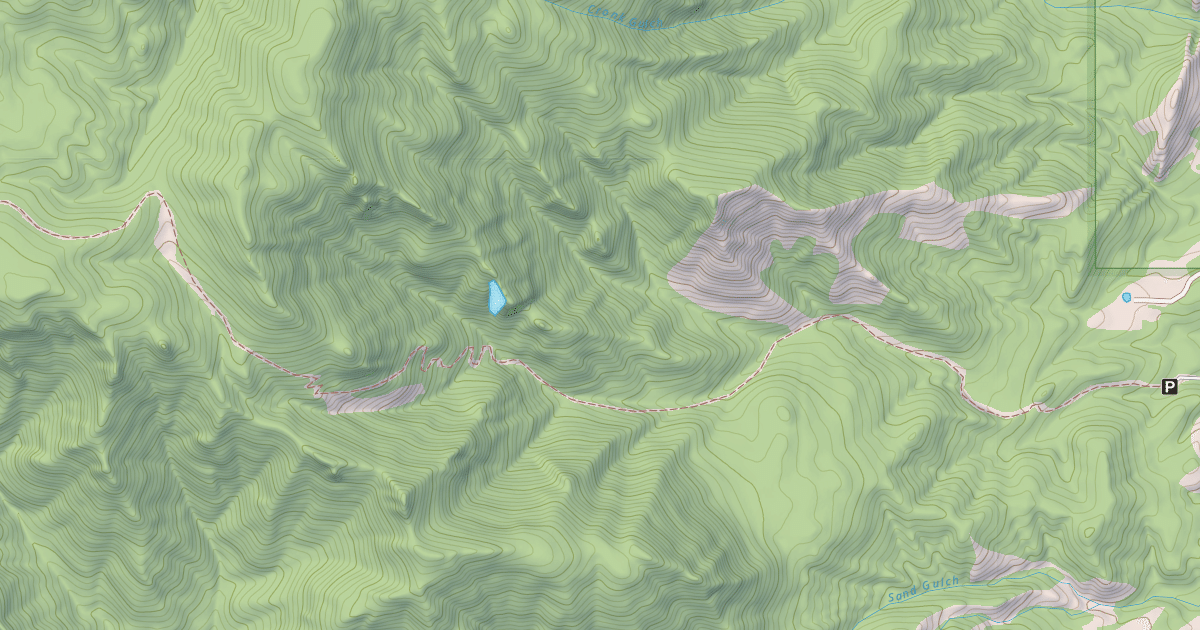Map preview of Lewis Creek
