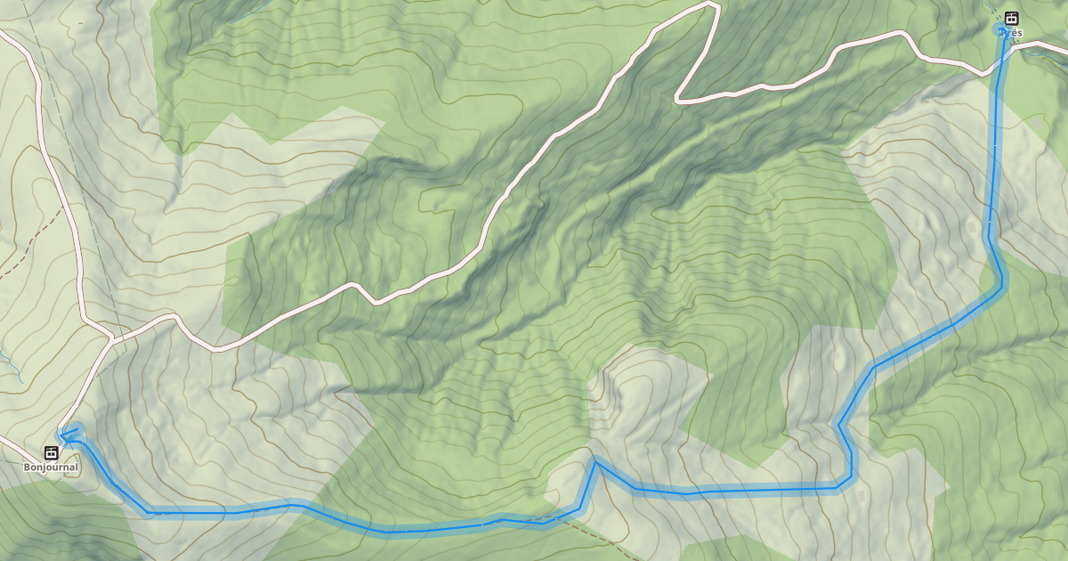 Map preview of Gypaète