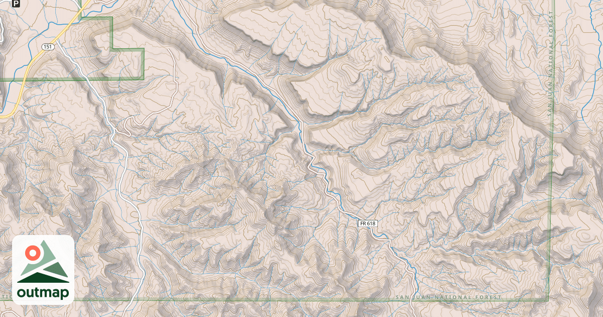 Map of ARCHULETA CRK
