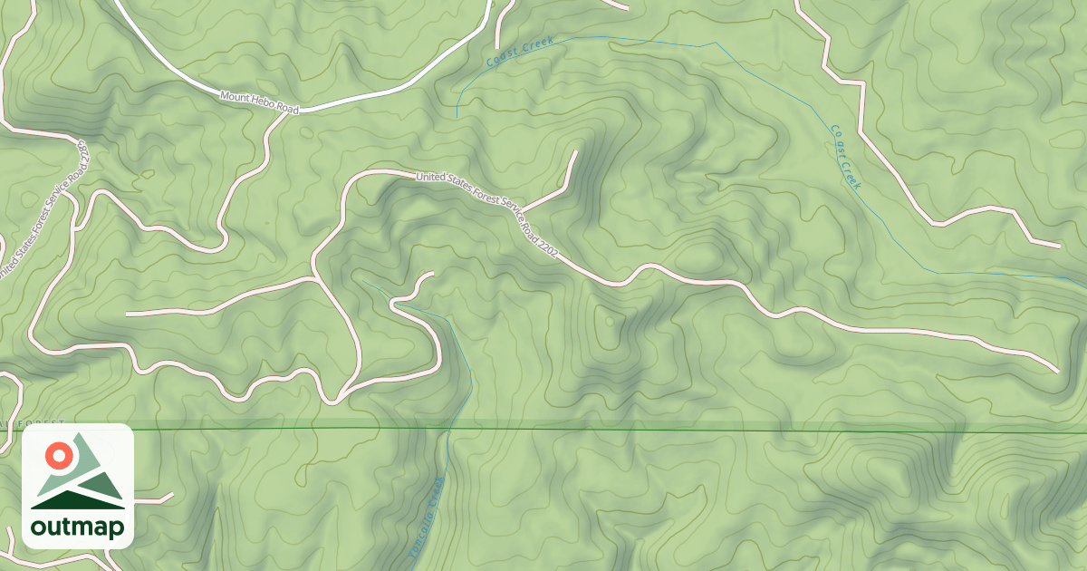 Map of COAST RIDGE