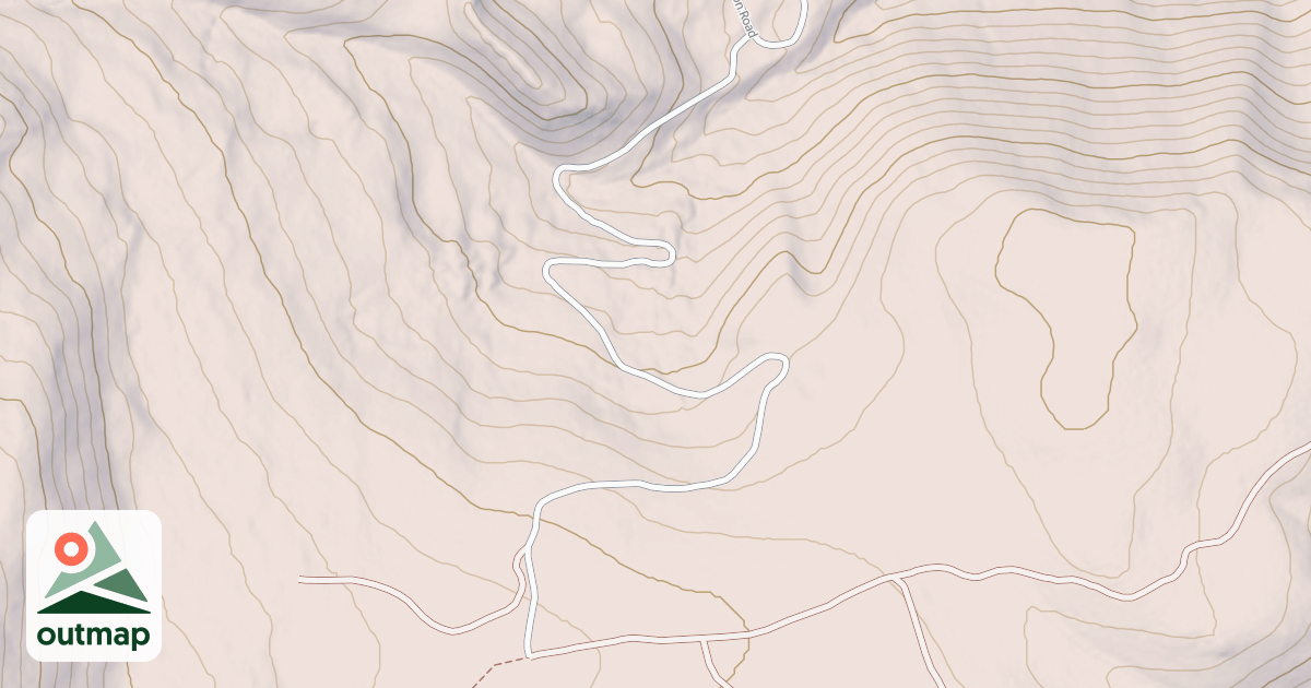 Map of CO - OP RIDGE