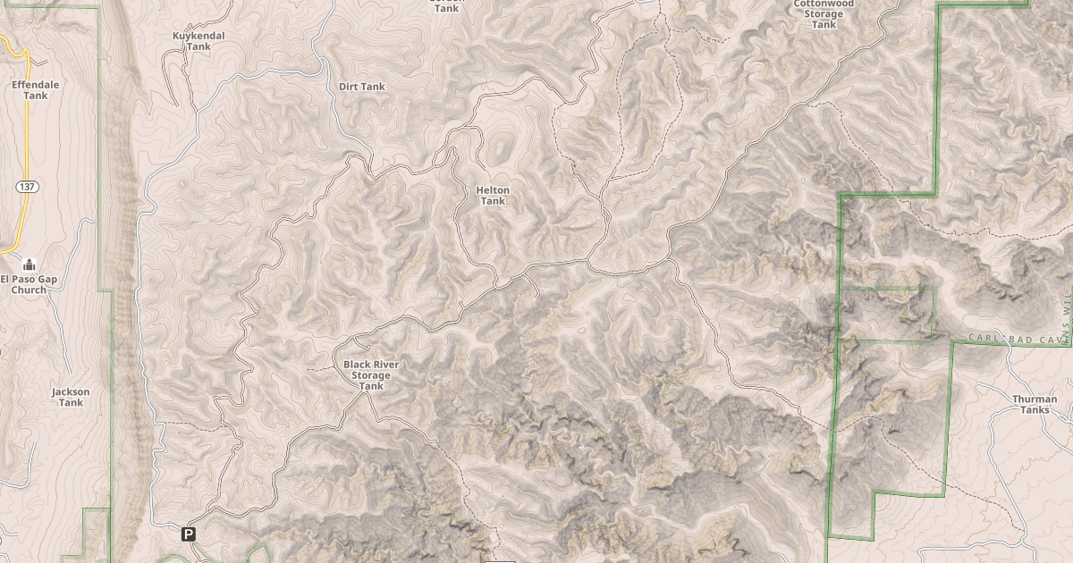 Map preview of USFS National Forest System Roads {D5121270-468F-40D7-BA34-F0639C4E2A8F}