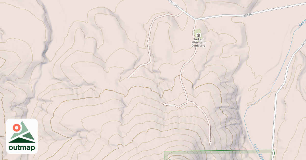 Map of USFS National Forest System Roads {ADCEB6C0-DB65-403E-A8DD-F16779811CFA}