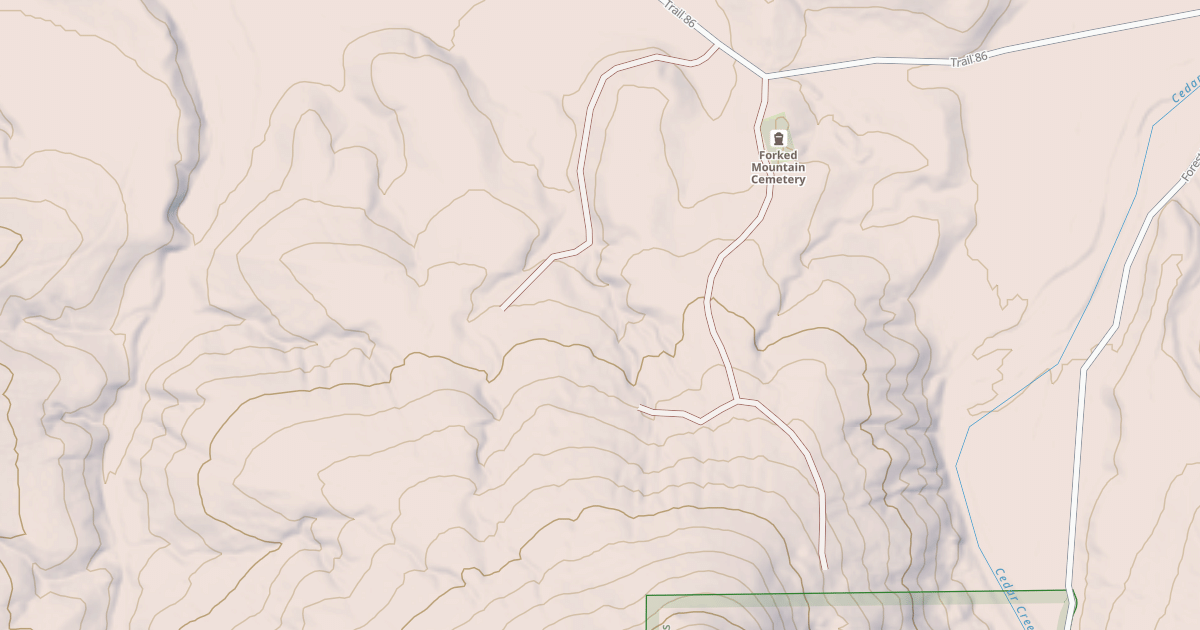 Map preview of USFS National Forest System Roads {ADCEB6C0-DB65-403E-A8DD-F16779811CFA}