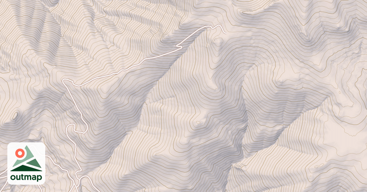 Map of Cracker Jack Creek