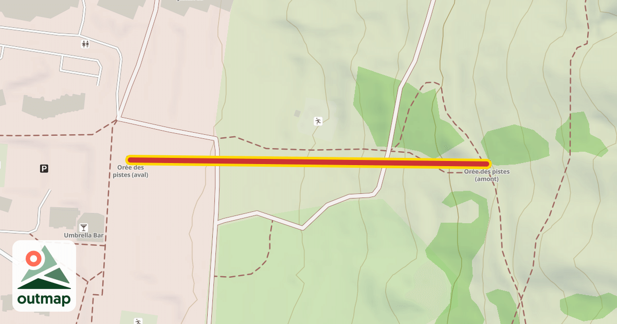 Map of Orée des pistes