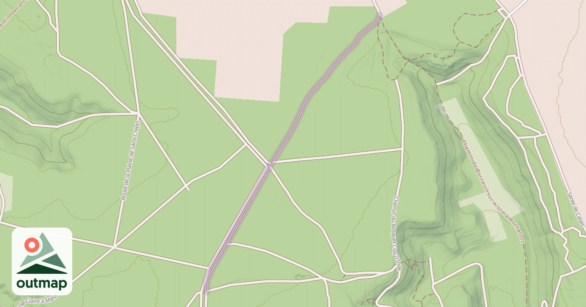 Map of Chemin de la Pierre Jacquetin
