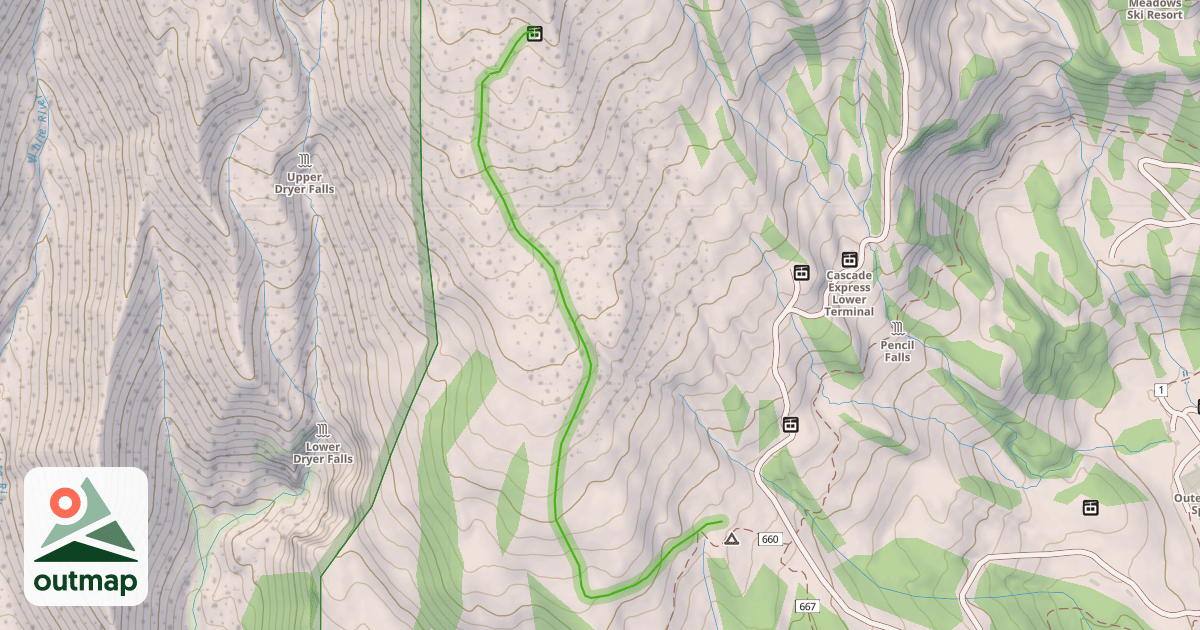 Map of Vista Ridge