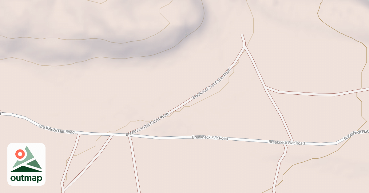 Map of BREAKNECK FLAT CABIN