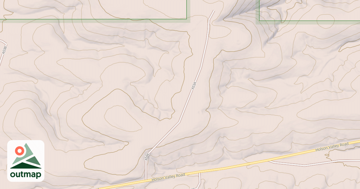 Map of TURKEY RIDGE