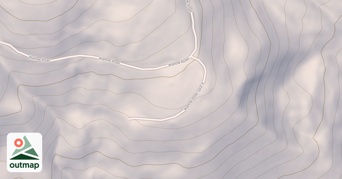 Map of WALLOW SPUR A