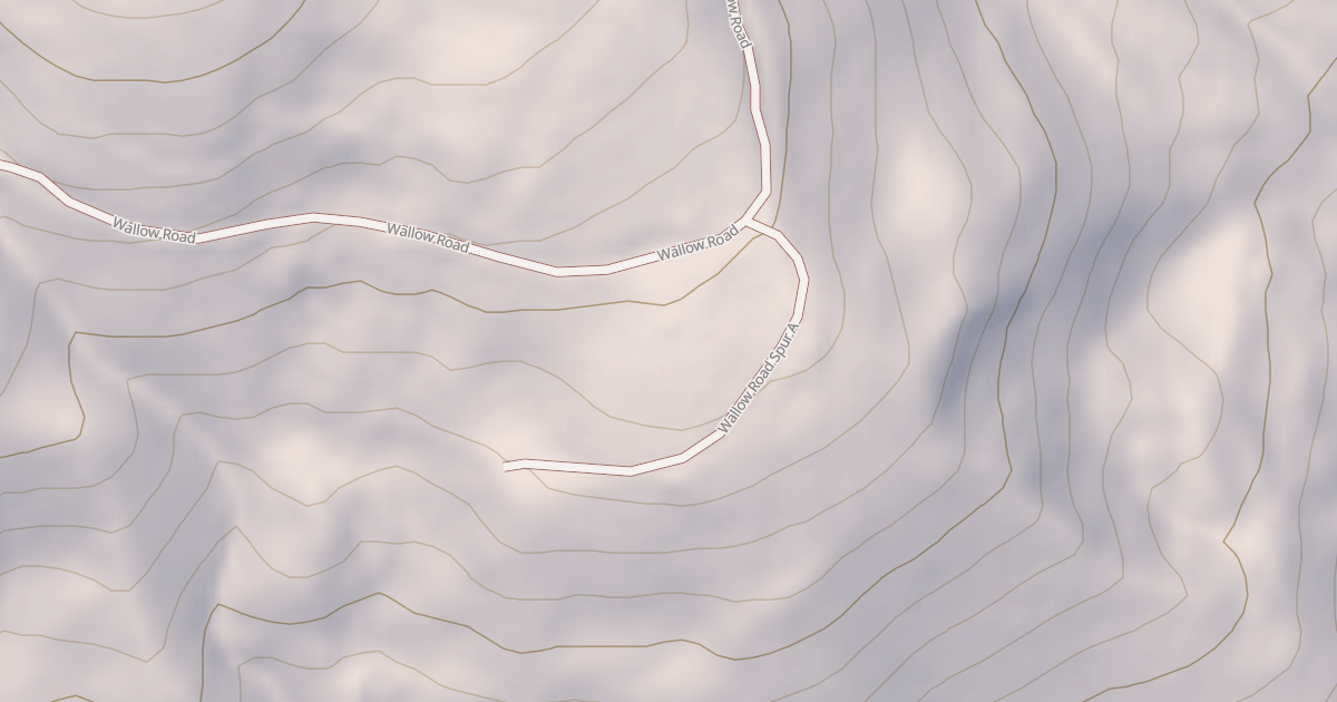 Map preview of WALLOW SPUR A