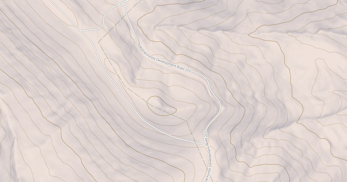 Map preview of UPPER RAINEY CREEK