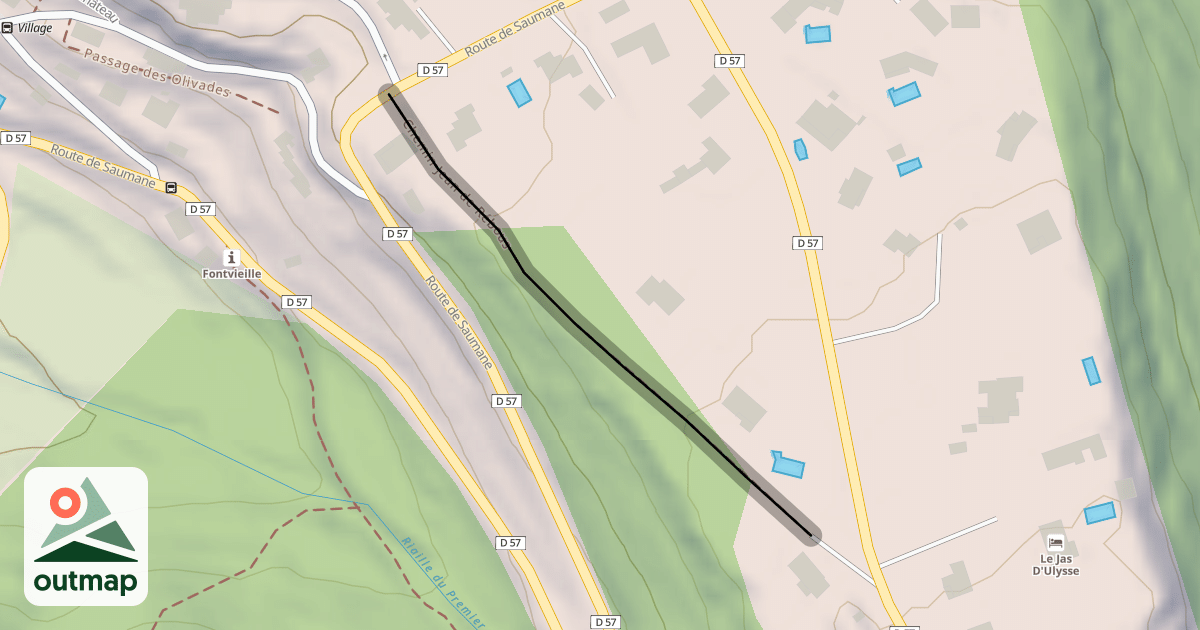 Map of Chemin Jean de Rébous