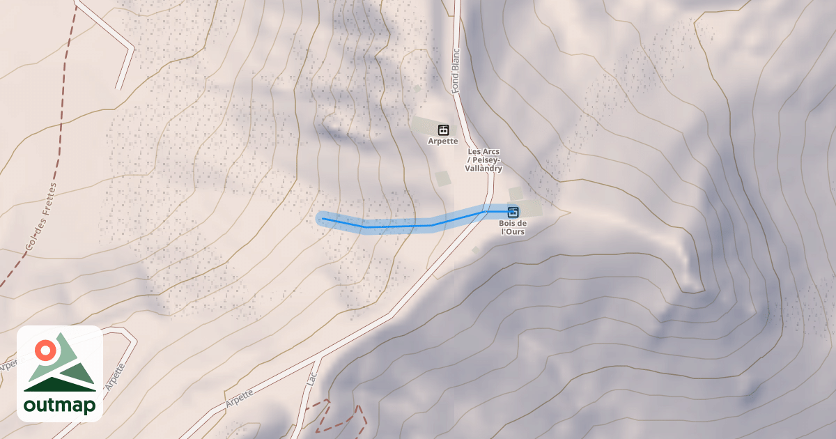 Map of Clair Blanc
