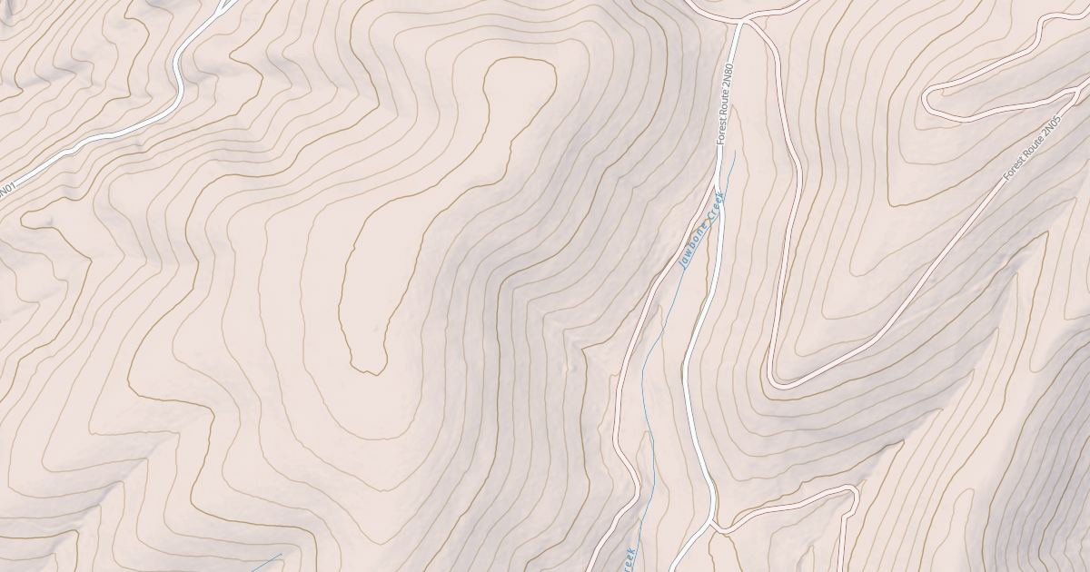 Map preview of CHERRY LAKE NO OHV-ATV