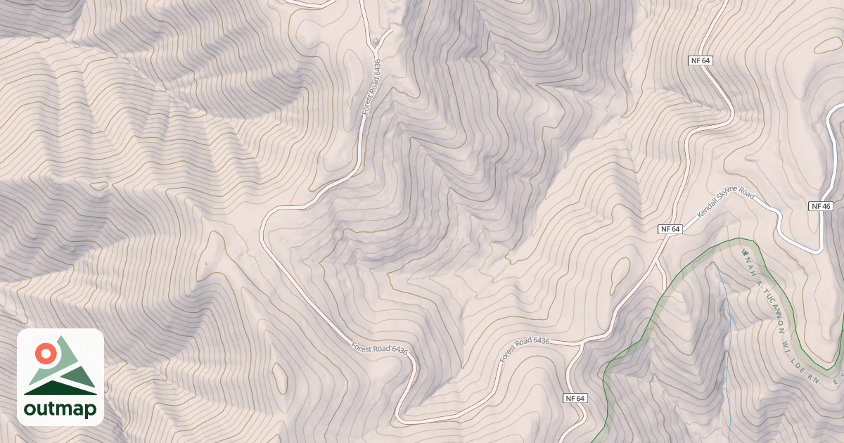 Map of GRIFFIN PEAK