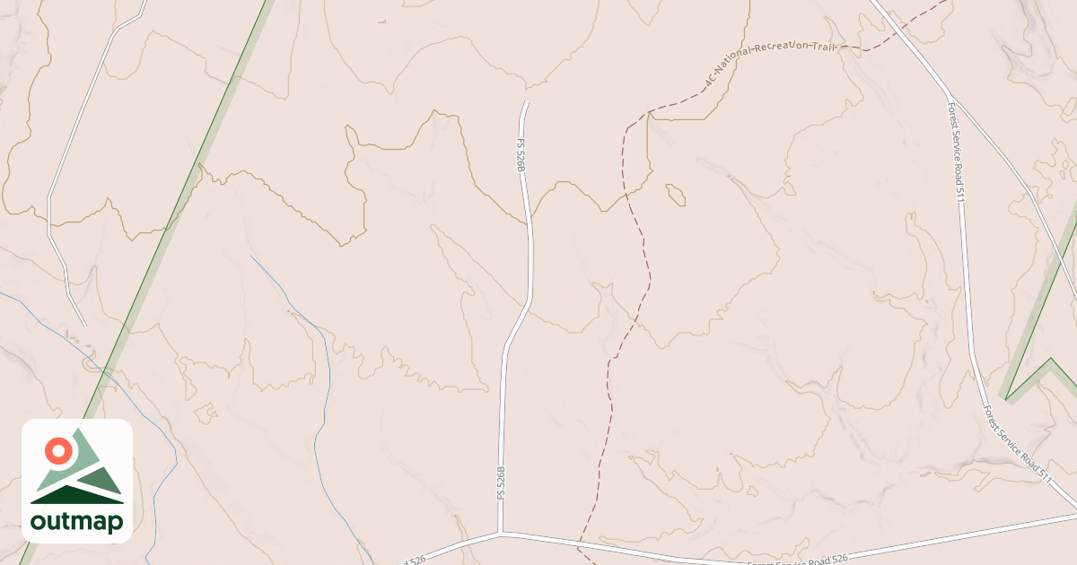 Map of BLUFF CREEK