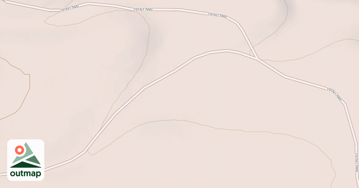 Map of Roberts Cr Camping Spur