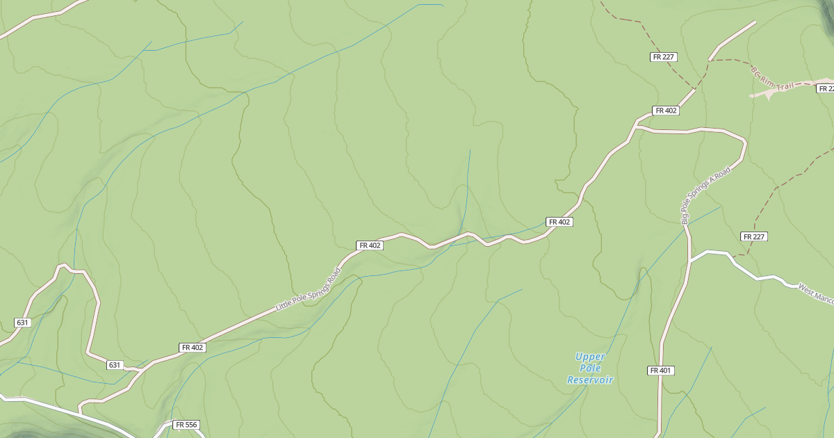 Map preview of LITTLE POLE SPRINGS