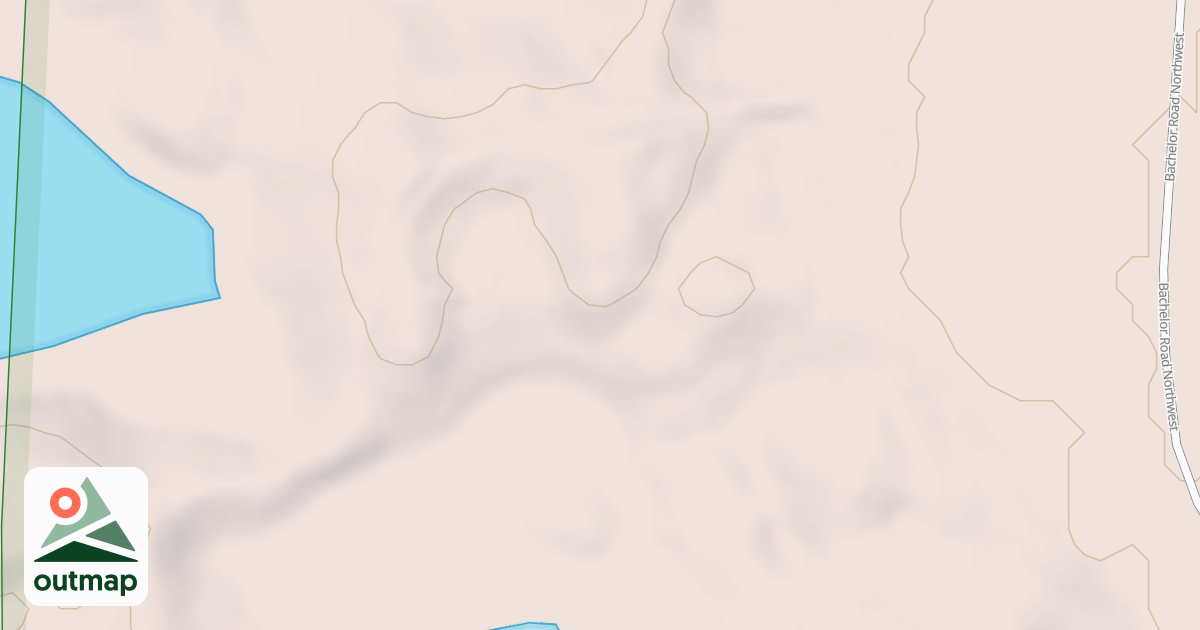 Map of BACHELOR ROAD SPUR 2829