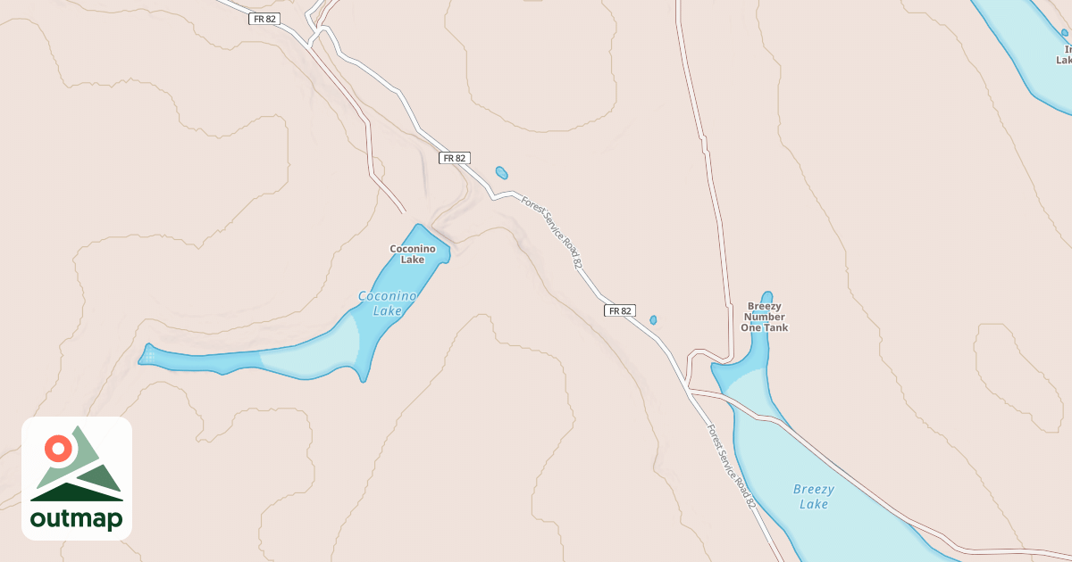 Map of ANDERSON MESA