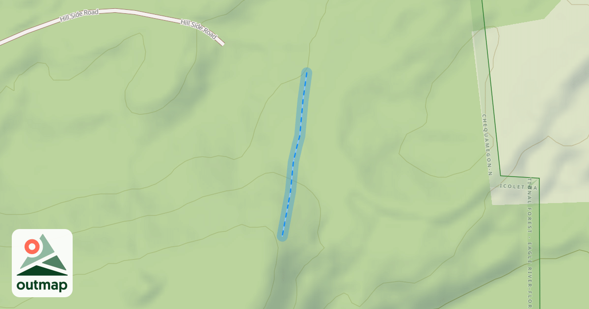 Map of Intermediate Trail 4
