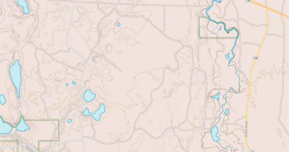 Map preview of MULE SHOE LAKE