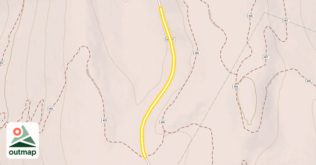 Map of Grizzly Bear Road