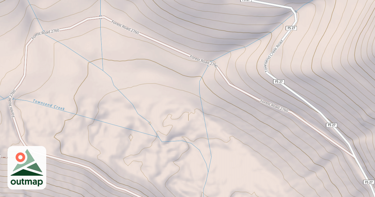 Map of USFS Motor Vehicle Use Map Roads {DDFF6650-855C-4400-B665-140FC28B33BB}