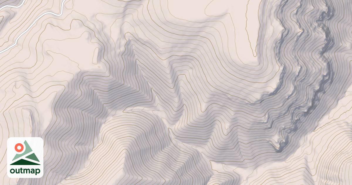 Map of A-H Creek