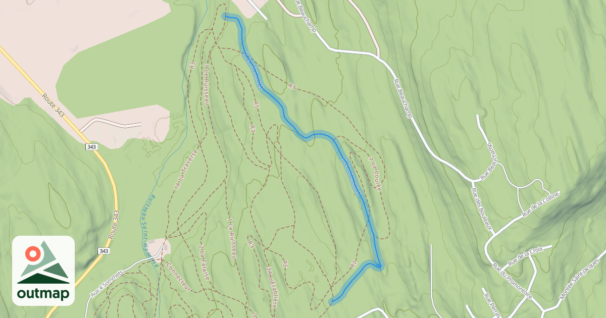 Map of 5 Le Sommet