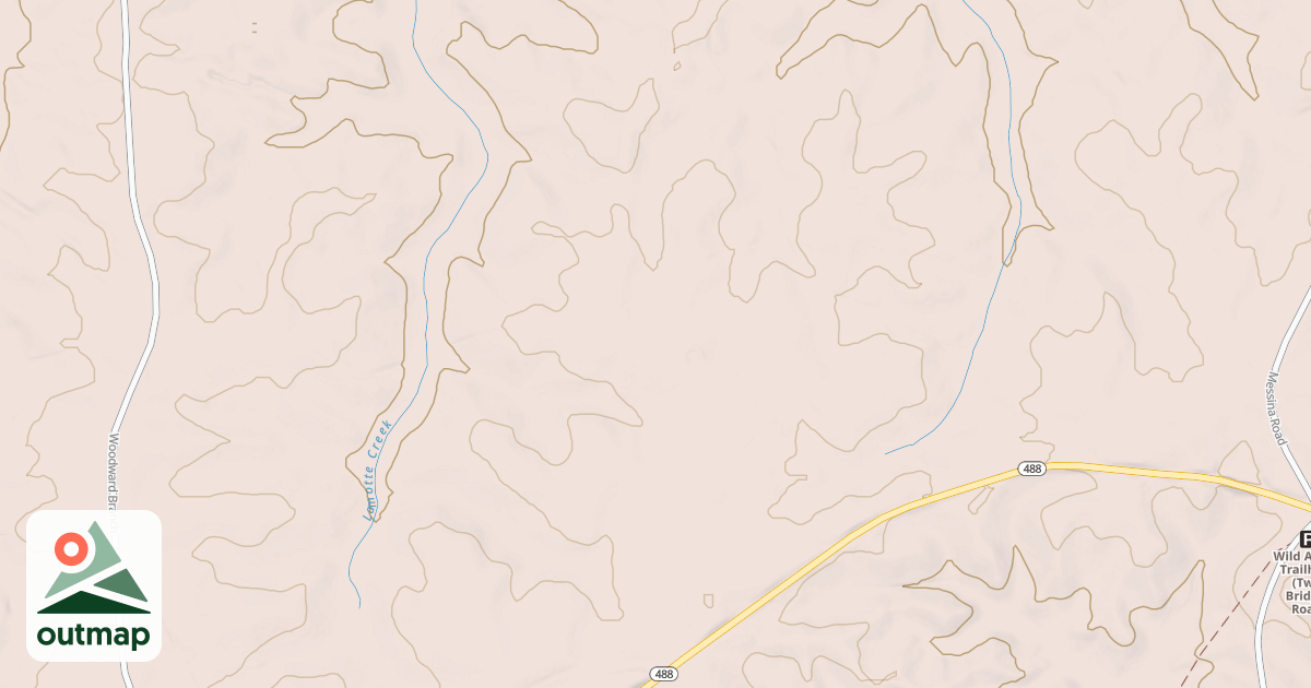 Map of LAMOTTE CREEK