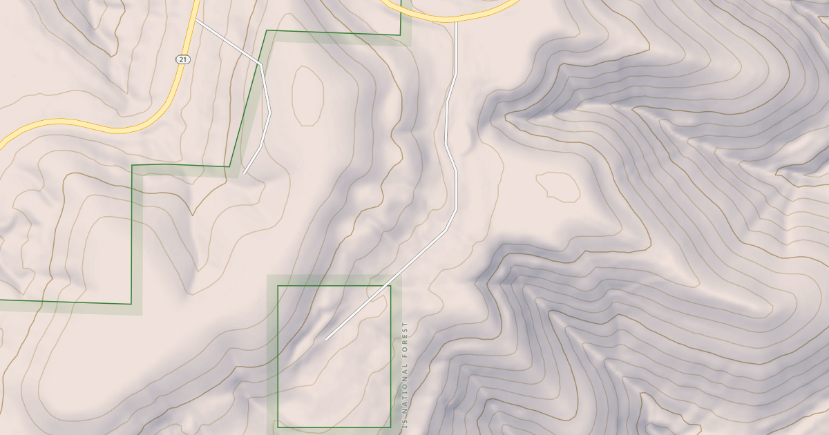 Map preview of USFS Motor Vehicle Use Map Roads {AB4C80F2-9090-4259-AF67-1CF29101BEF3}