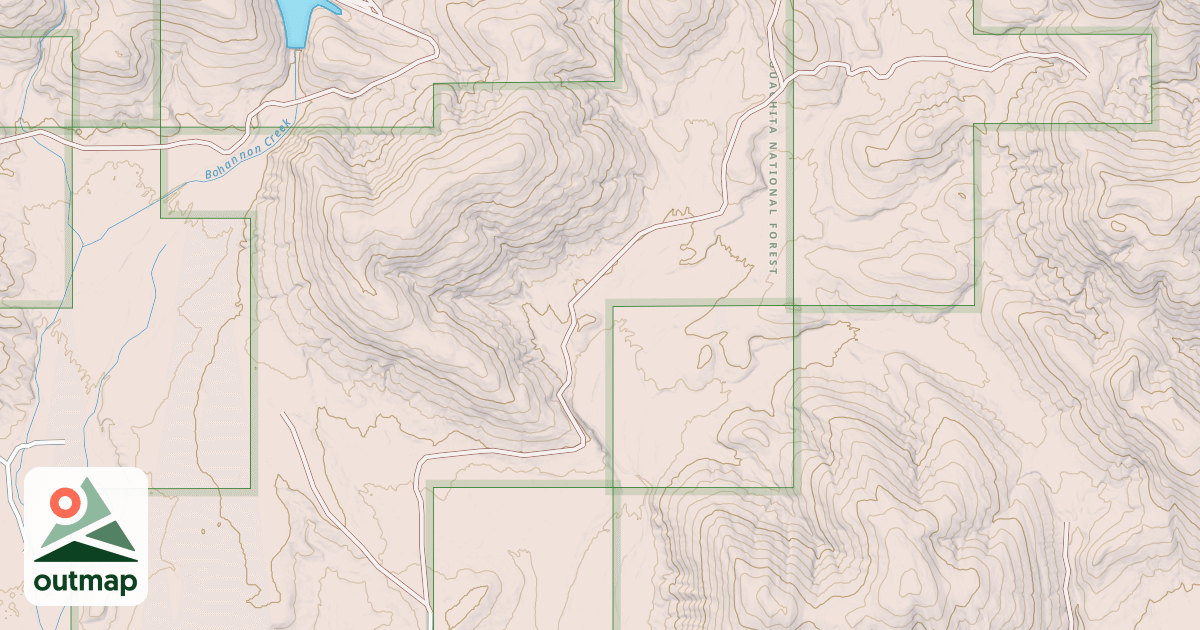 Map of WOODS CREEK