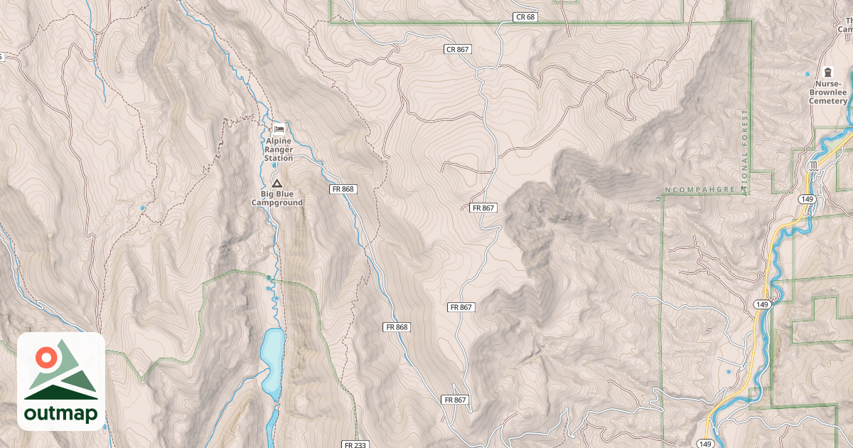 Map of ALPINE PLATEAU