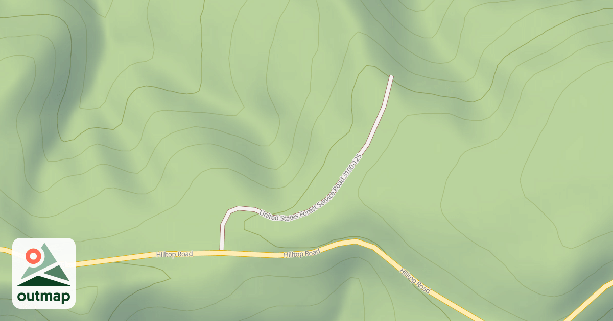 Map of USFS National Forest System Roads {F36448A1-C2A3-411C-B478-D76DCDBDE176}