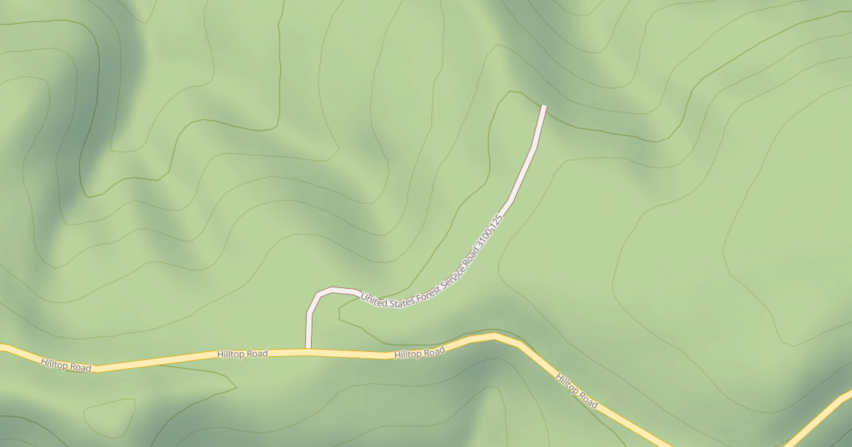 Map preview of USFS National Forest System Roads {F36448A1-C2A3-411C-B478-D76DCDBDE176}