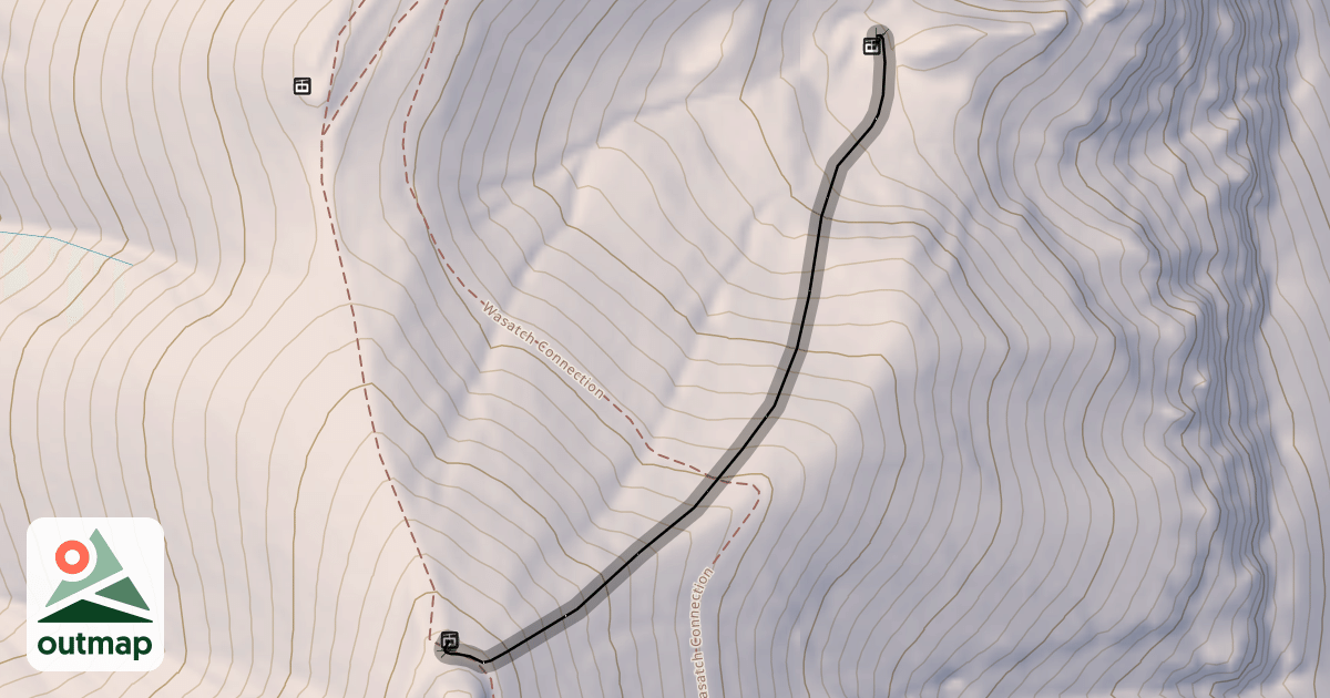 Map of Bee's Run