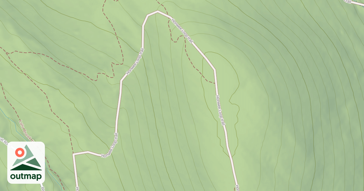 Map of Honwee Loop Trail