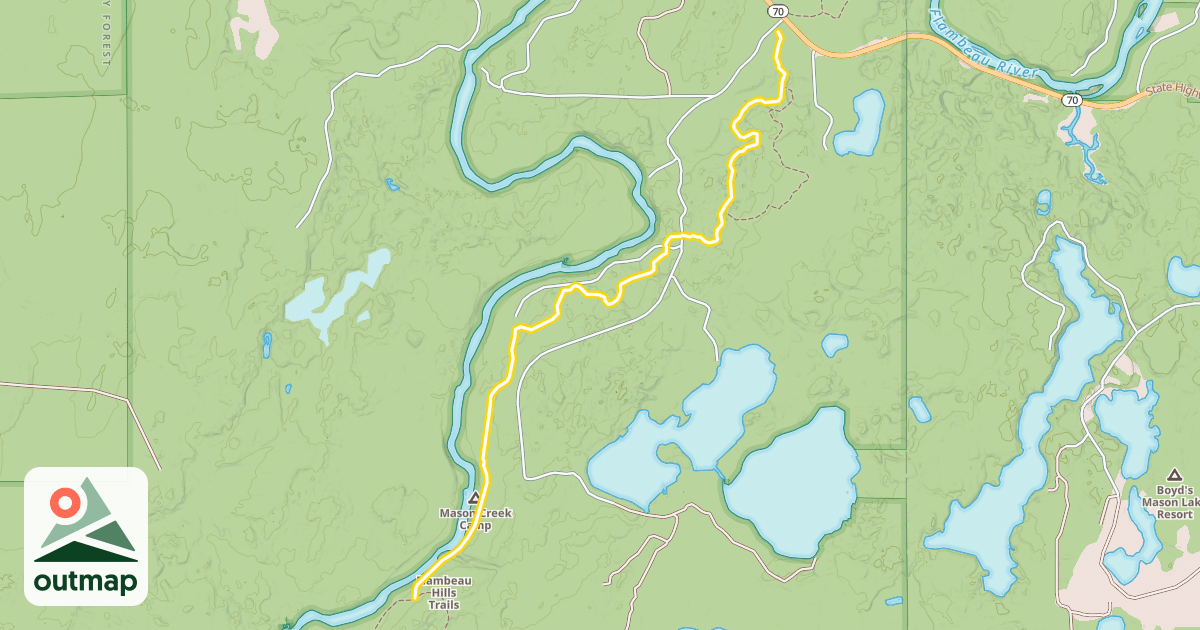 Map of Snuss Trail