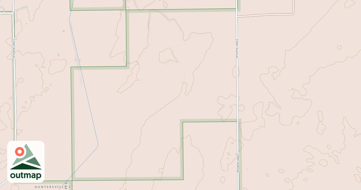 Map of Huntersville Trail
