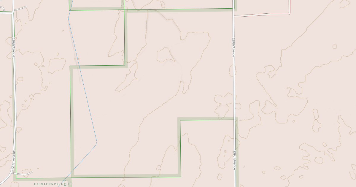 Map preview of Huntersville Trail