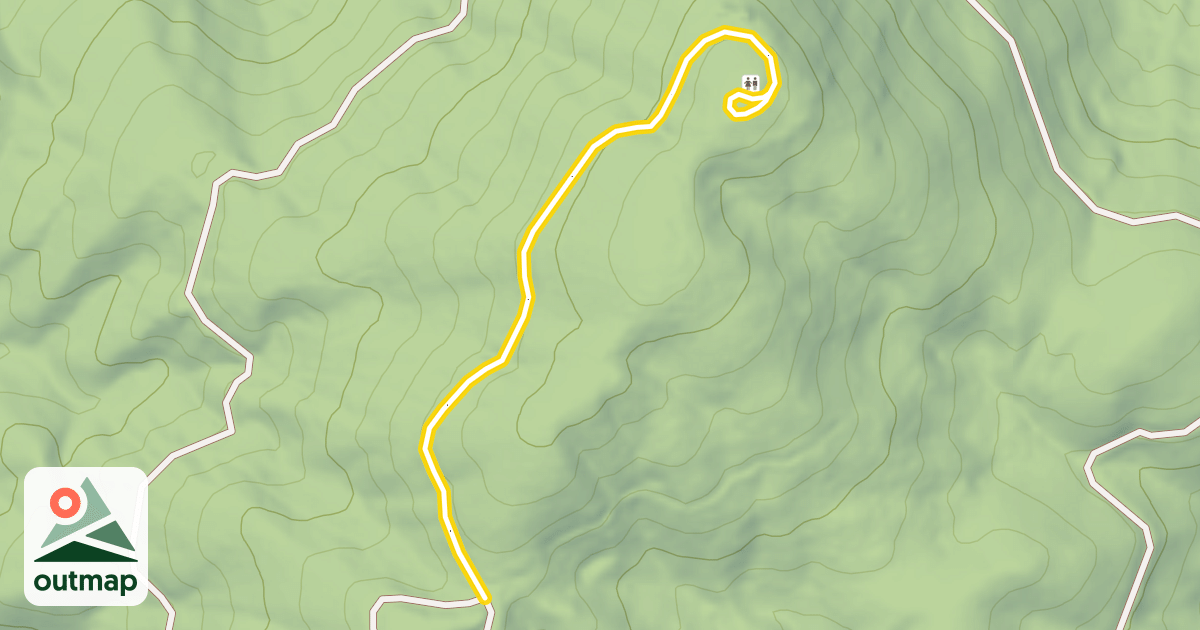 Map of Tripp's Knob