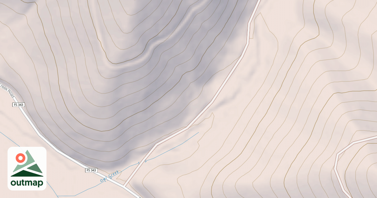 Map of BURDETTE CREEK