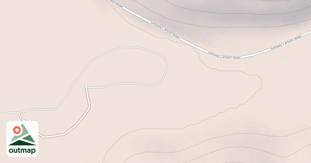 Map of DIAMOND CRK. CG SPUR C