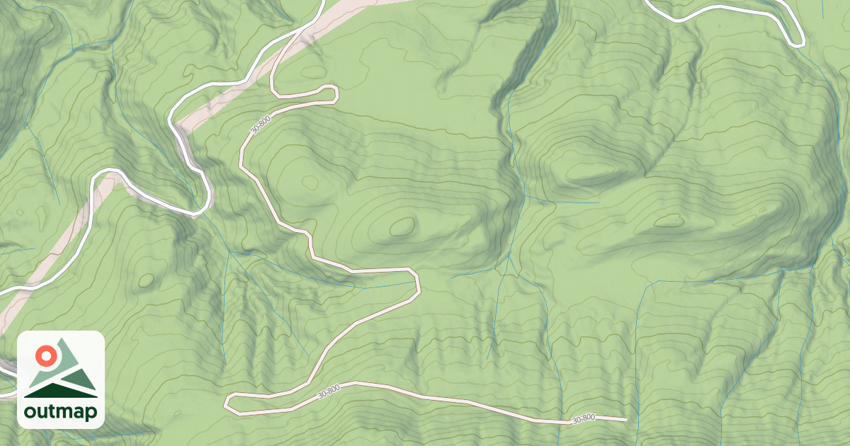Map of USFS National Forest System Roads {4129C013-70C1-4D5B-A6BA-AA9B3C52F22A}
