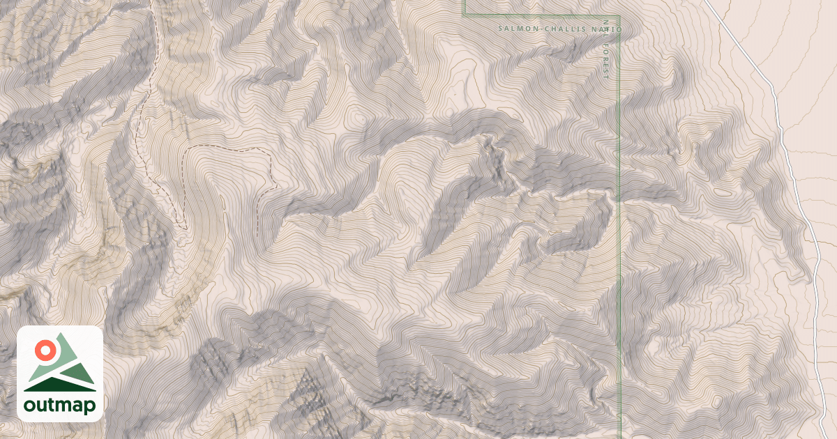 Map of USFS Motor Vehicle Use Map Trails 860