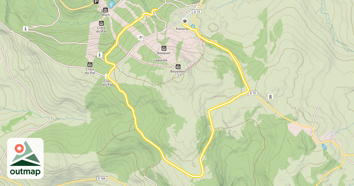 Map of Le Bouyssou